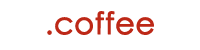 coffee domæne extension logo
