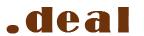 deal domain extension logo