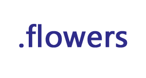 flowers tên miền extension logo