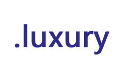 luxury domain extension logo