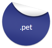 pet domain extension logo