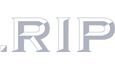 rip domain extension logo