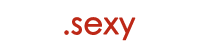 sexy domain extension logo