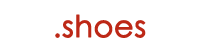 shoes domain extension logo