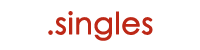 singles domain extension logo