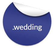 wedding domain extension logo