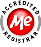 ME Accredited Registrar Logo